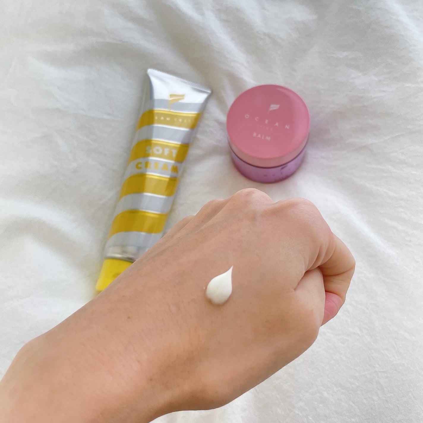 オーシャントリコ ヘアスタイリング バーム クリーンオーシャン/OCEAN TRICO/ヘアバームを使ったクチコミ(2枚目)