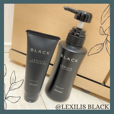 LEXILIS BLACK FRAGRANCE スカルプシャンプーのクチコミ「
サロン界で10年愛され続ける
フレグランスヘアケアアイテム💇🏼‍♀️✨

余分な皮脂・汚れを.....」（1枚目）