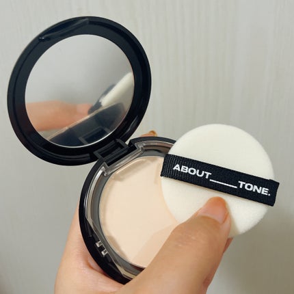 ブラーパウダーパクト/ABOUT TONE/プレストパウダーを使ったクチコミ(2枚目)