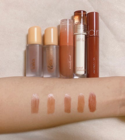 ジューシーラスティングティント/rom&nd/リップティントを使ったクチコミ(3枚目)