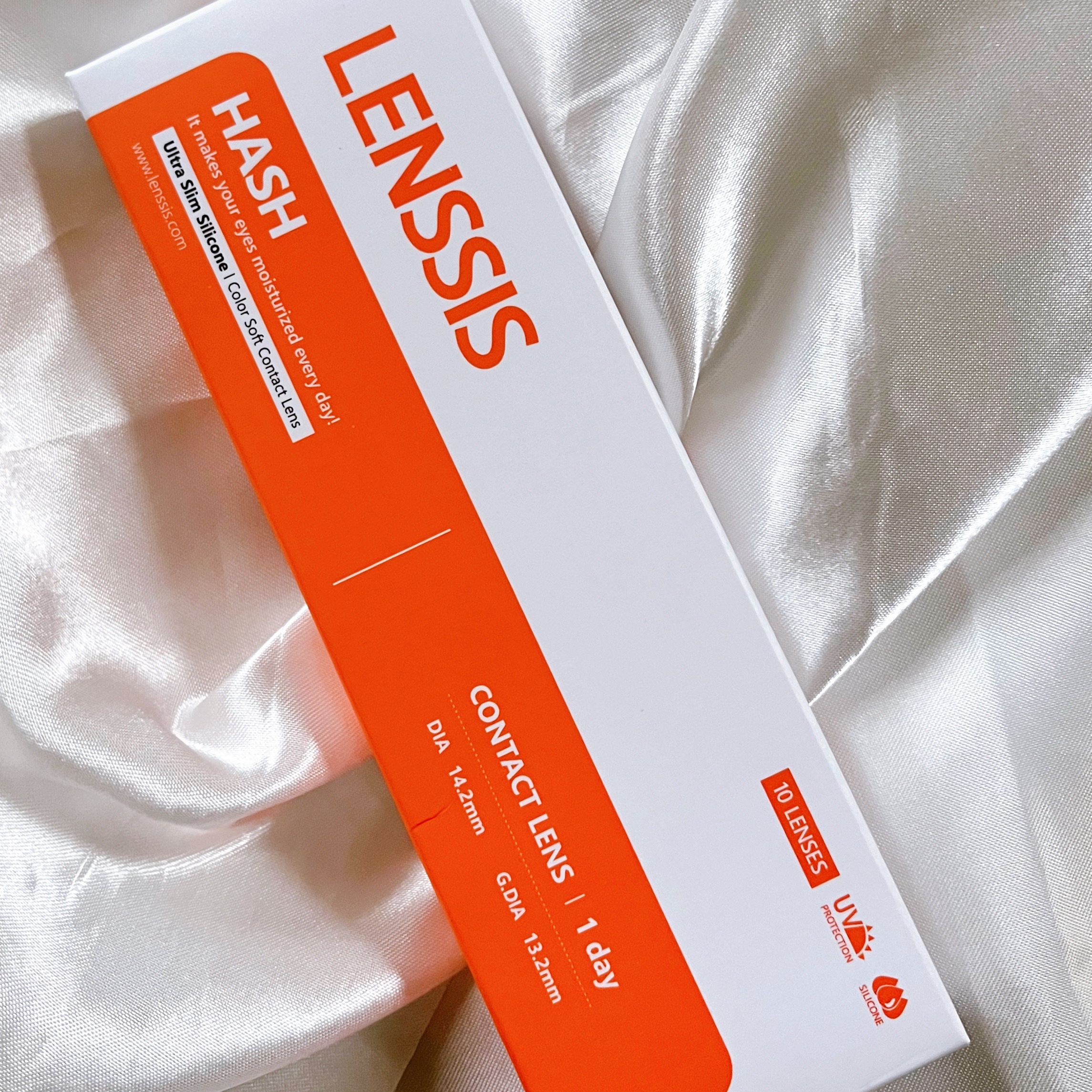 ハッシュシリーズ ハッシュブラウン/LENSSIS/カラーコンタクトレンズを使ったクチコミ（2枚目）