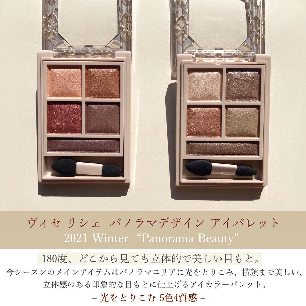 パノラマデザイン アイパレット/Visée/アイシャドウパレットを使ったクチコミ(1枚目)