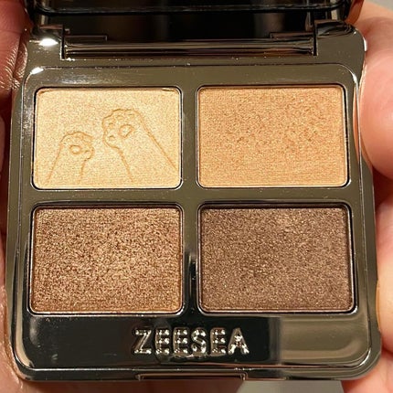 アニマルアイシャドウ(4シェード)/ZEESEA/アイシャドウパレットを使ったクチコミ(6枚目)