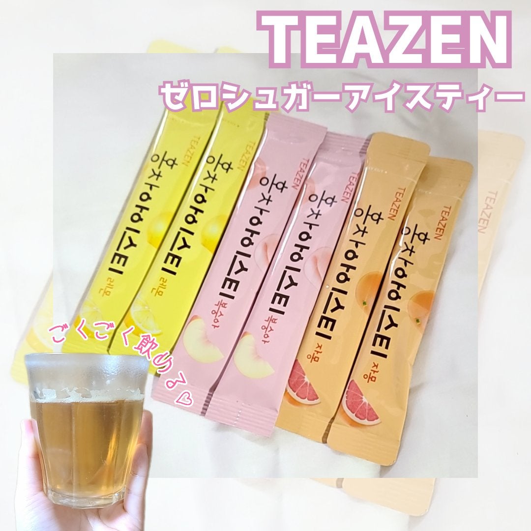 ゼロシュガーアイスティー/TEAZEN/ドリンクを使ったクチコミ(2枚目)