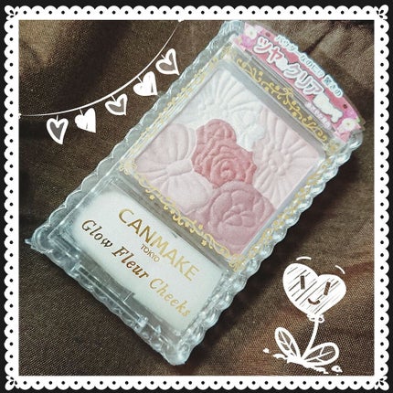 グロウフルールチークス/キャンメイク/パウダーチークを使ったクチコミ(1枚目)