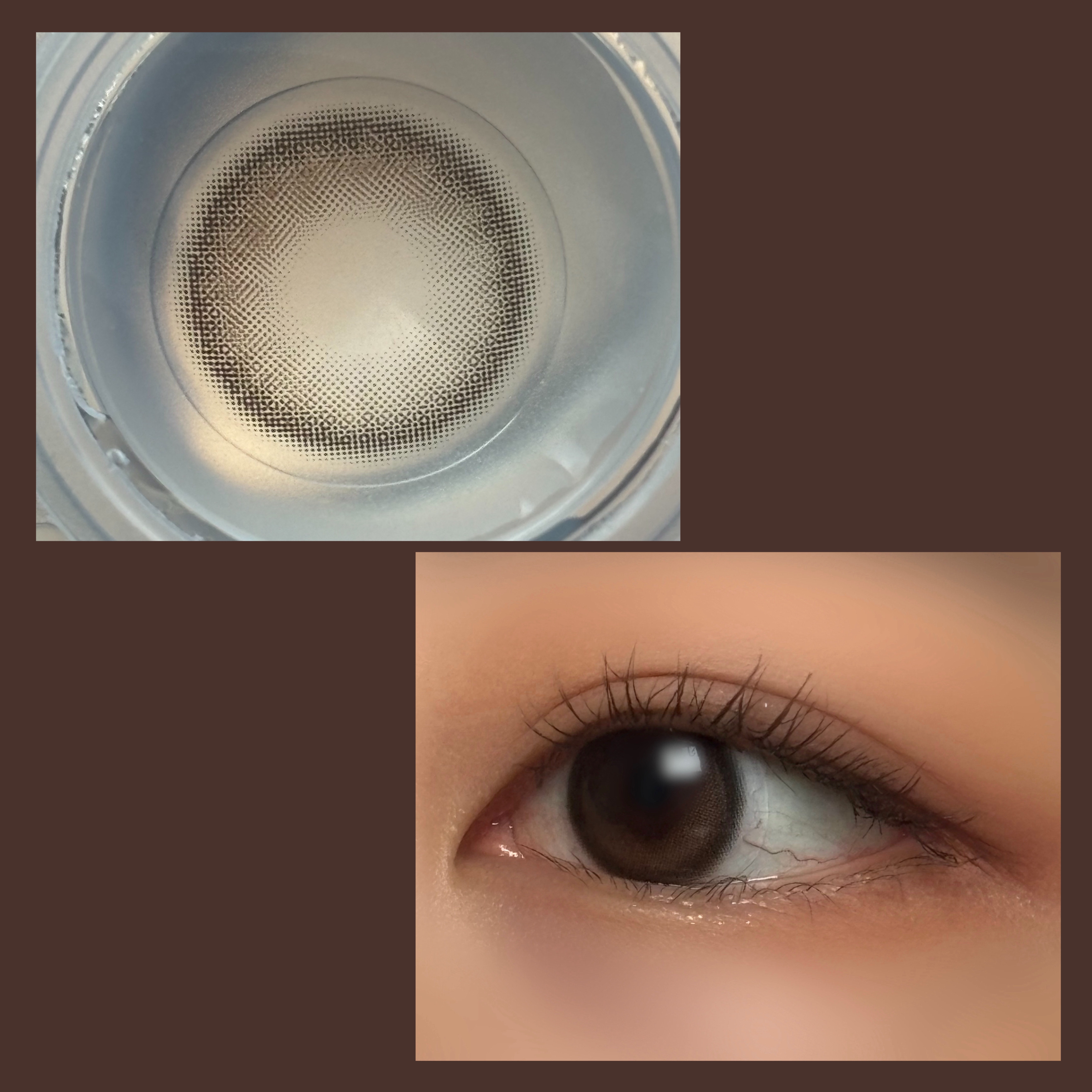 Glowy Natural 1Day/OLENS/カラーコンタクトレンズを使ったクチコミ（2枚目）