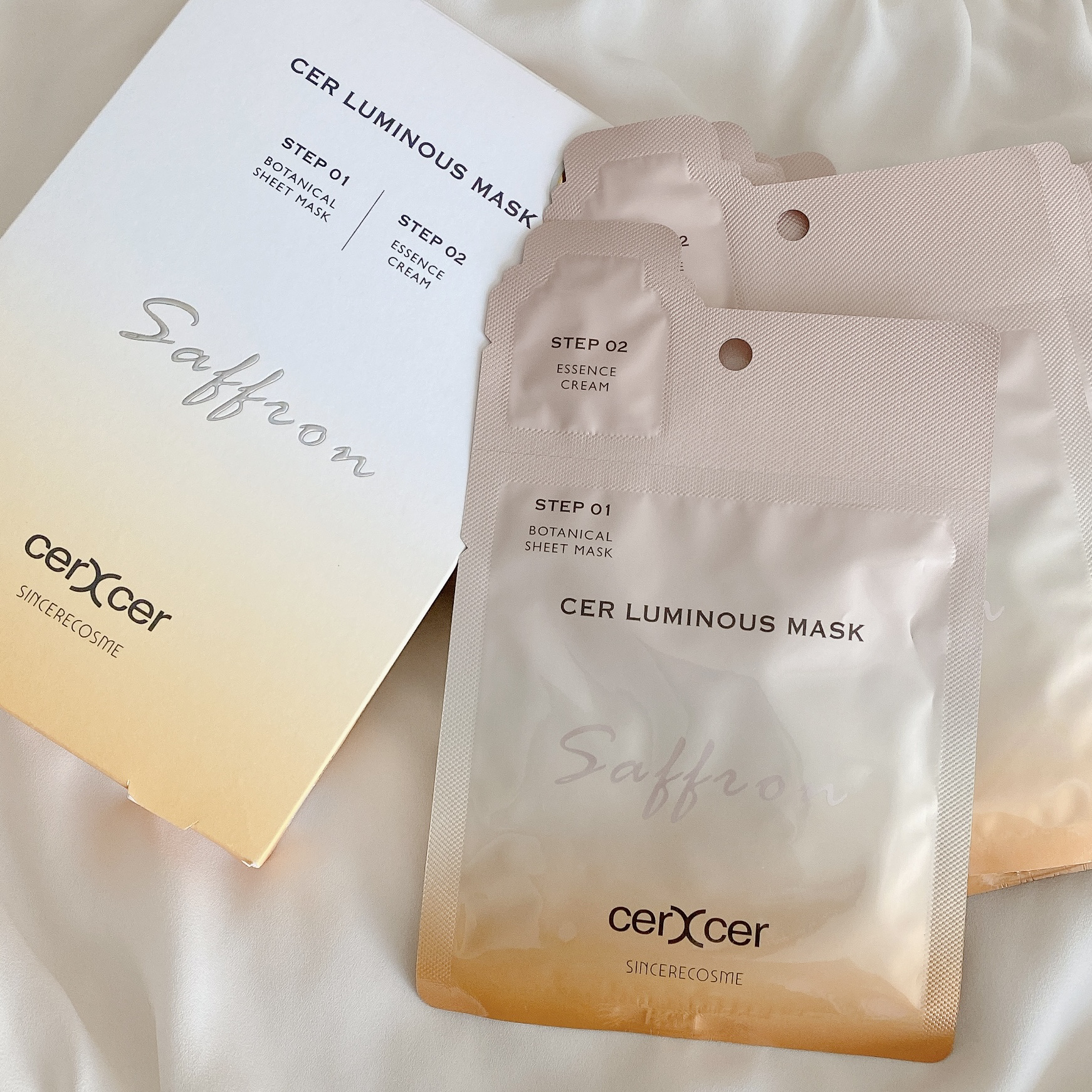 ルミナスマスク   (ケアクリーム付き) /cerXcer/シートマスク・パックを使ったクチコミ（1枚目）