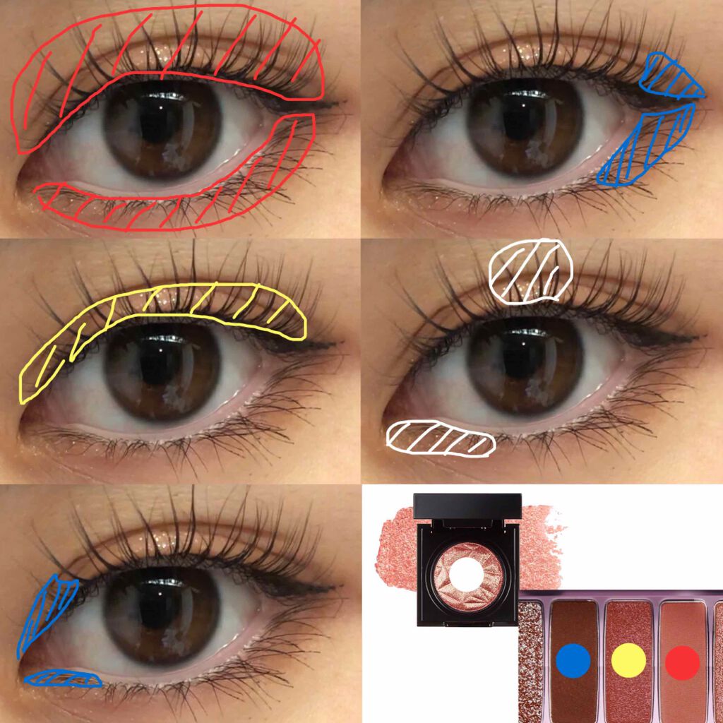 プレイカラー アイシャドウ/ETUDE/アイシャドウパレットを使ったクチコミ（2枚目）