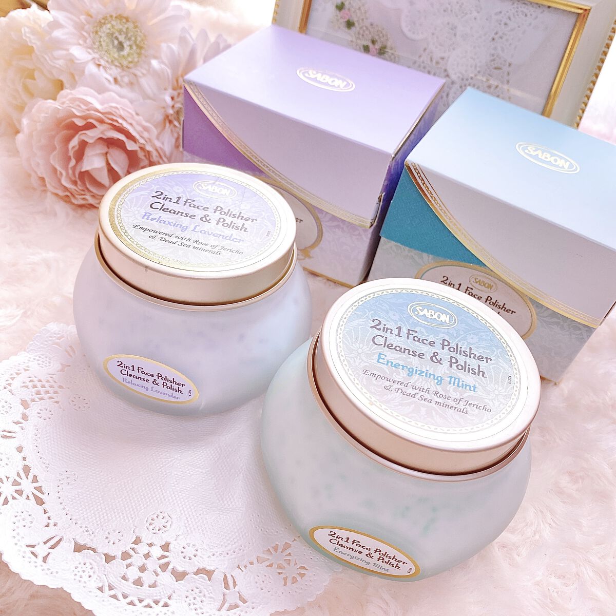 フェイスポリッシャー リフレッシング（ミント）/SABON/スクラブ・ゴマージュを使ったクチコミ（1枚目）