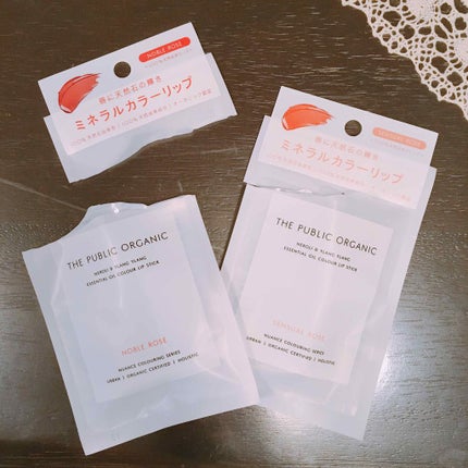 オーガニック認証 精油カラーリップスティック/THE PUBLIC ORGANIC/口紅を使ったクチコミ(2枚目)