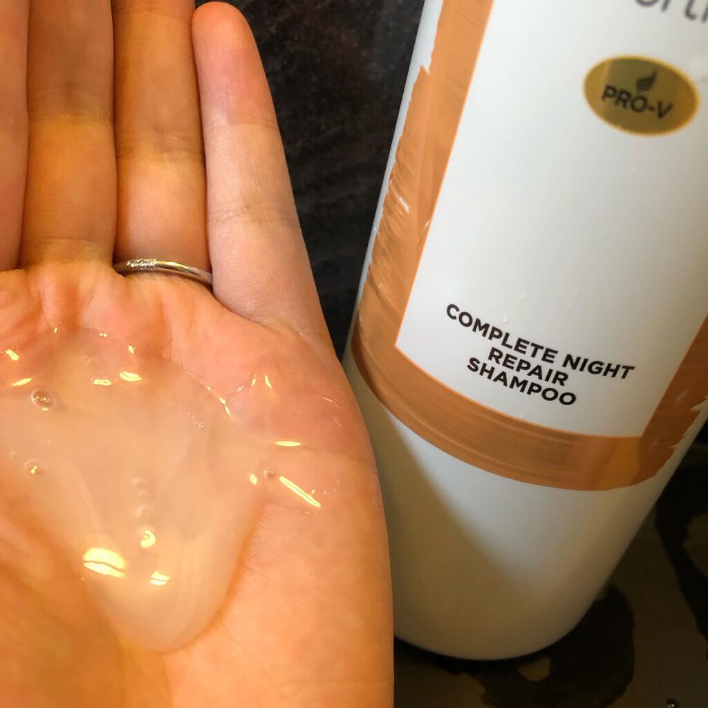 パンテーン エフォートレス コンプリートナイト リペアー シャンプー/トリートメント/パンテーン/市販シャンプーを使ったクチコミ(3枚目)