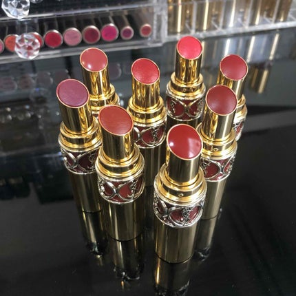 ルージュ ヴォリュプテ シャイン/YVES SAINT LAURENT BEAUTE/口紅を使ったクチコミ(4枚目)