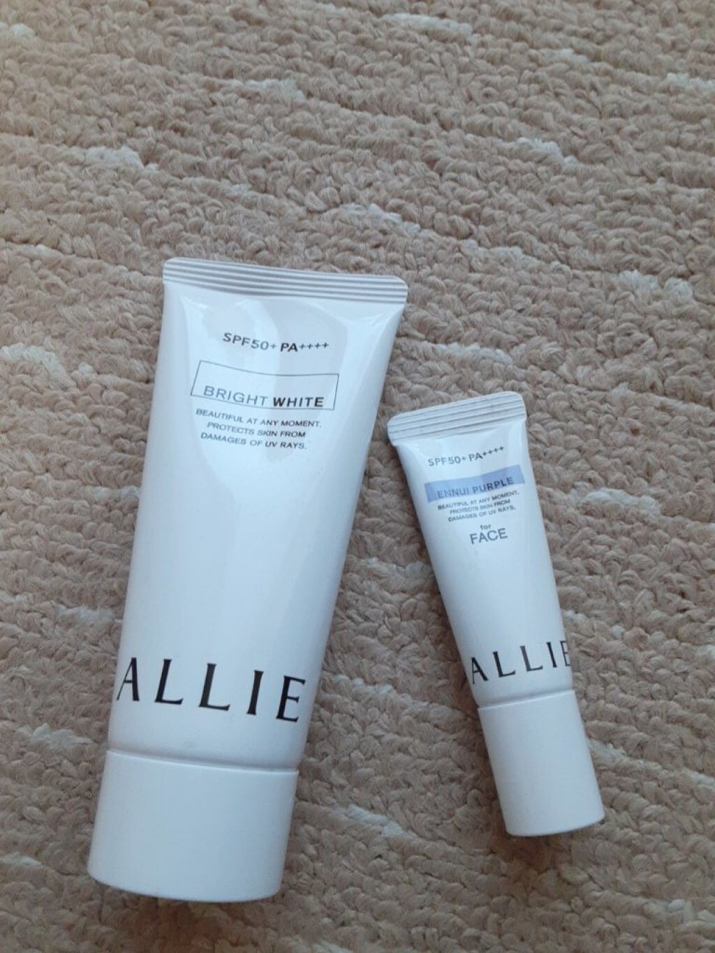 ニュアンスチェンジUV ジェル WT 限定パッケージ/アリィー/日焼け止めジェルを使ったクチコミ（3枚目）