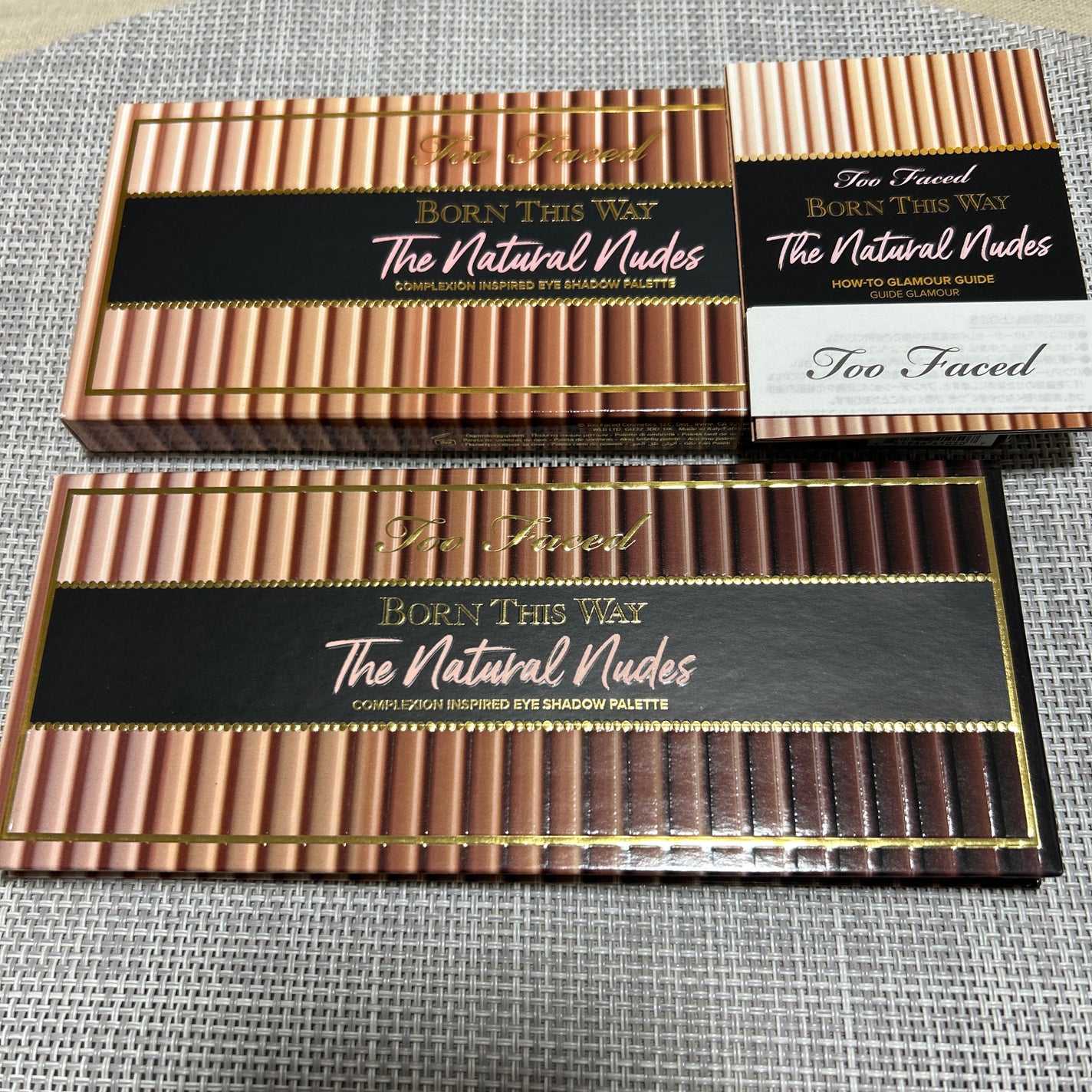 ボーン ディス ウェイ ザ ナチュラル ヌード アイシャドウ パレット/Too Faced/アイシャドウパレットを使ったクチコミ(1枚目)