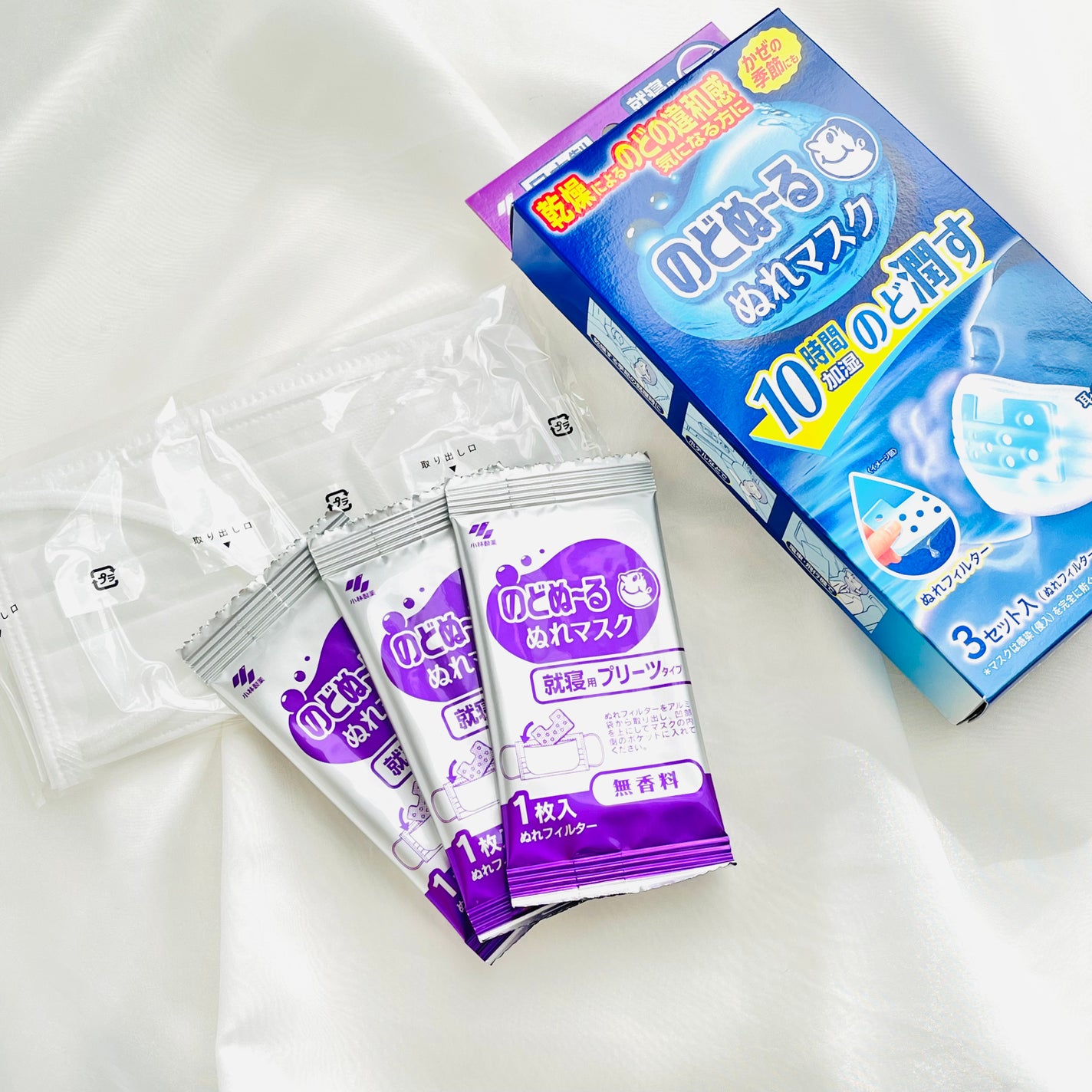 のどぬ〜るぬれマスク 就寝用/小林製薬/マスクを使ったクチコミ(3枚目)