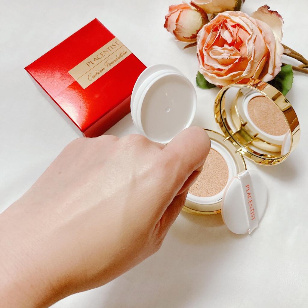 プラセンティストクッションファンデーション/ステファニー/クッションファンデーションを使ったクチコミ(4枚目)