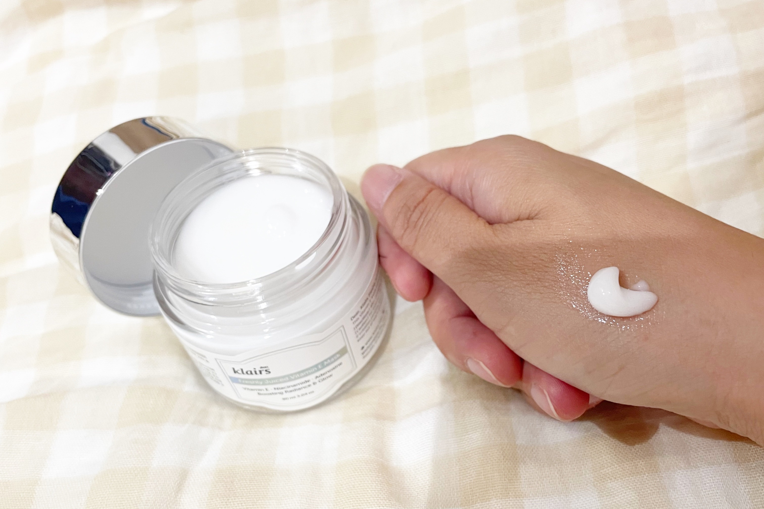 フレッシュリージュースドビタミンEマスク(90g)/Klairs/フェイスクリームを使ったクチコミ（3枚目）