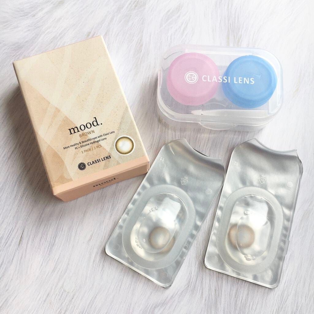 mood brown/Classilens/カラーコンタクトレンズを使ったクチコミ(4枚目)