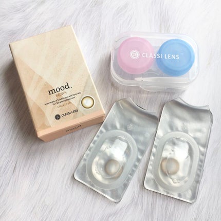 mood brown/Classilens/カラーコンタクトレンズを使ったクチコミ(4枚目)