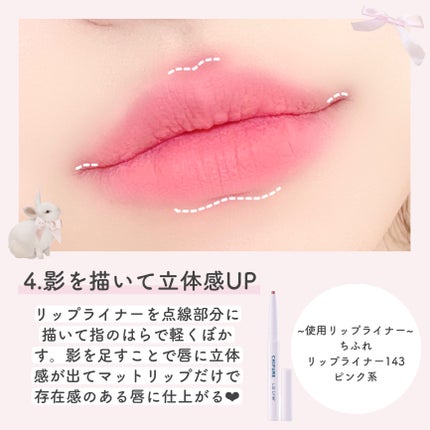 リップ ライナー/ちふれ/リップライナーを使ったクチコミ(6枚目)