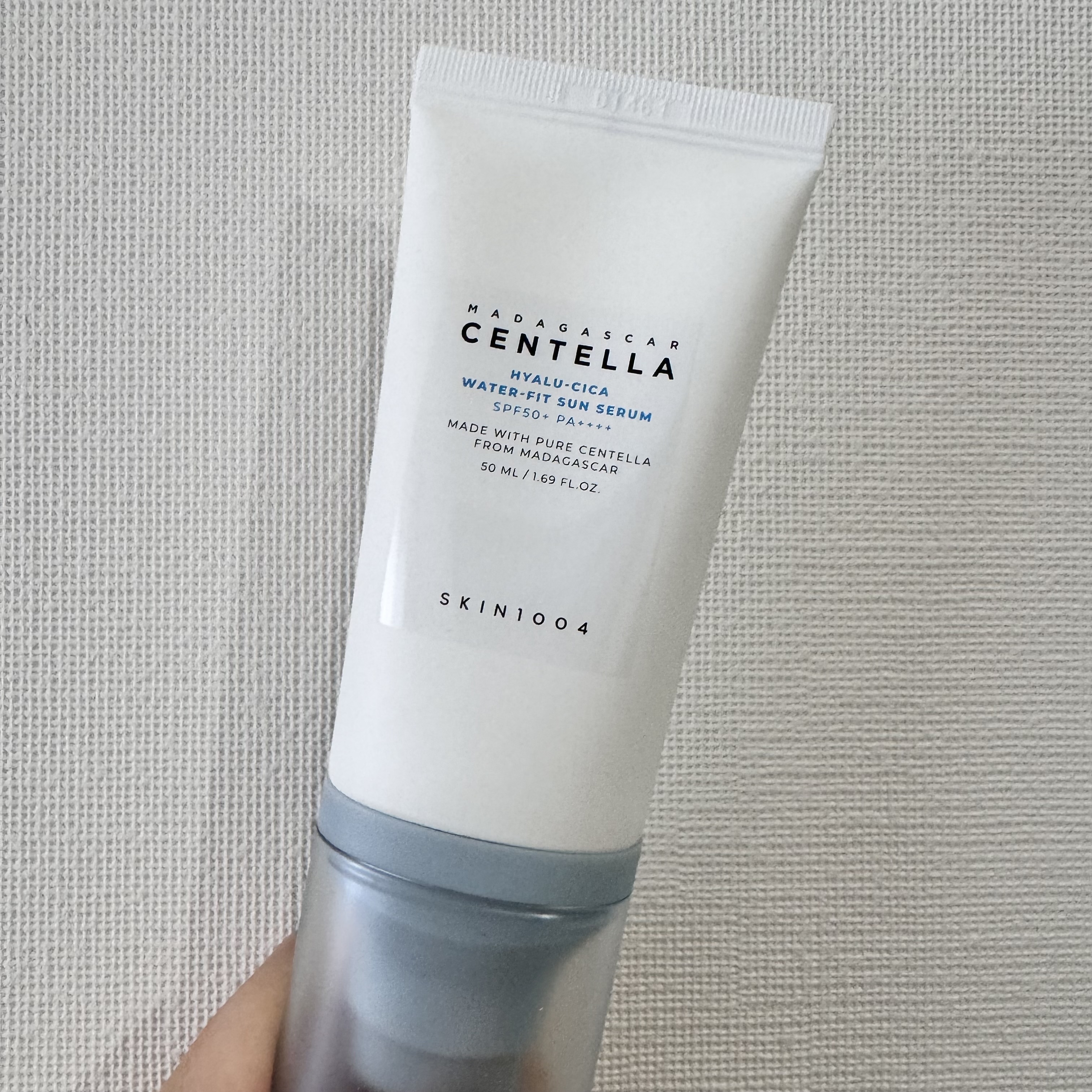 ヒアルーシカ ウォーターフィット サンセラム/SKIN1004/日焼け止めローションを使ったクチコミ（3枚目）