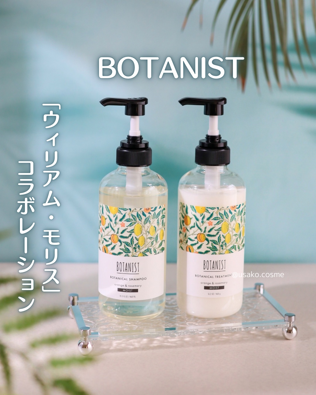ボタニカルシャンプー/トリートメント モイスト ウィリアム モリス/BOTANIST/市販シャンプーを使ったクチコミ（1枚目）