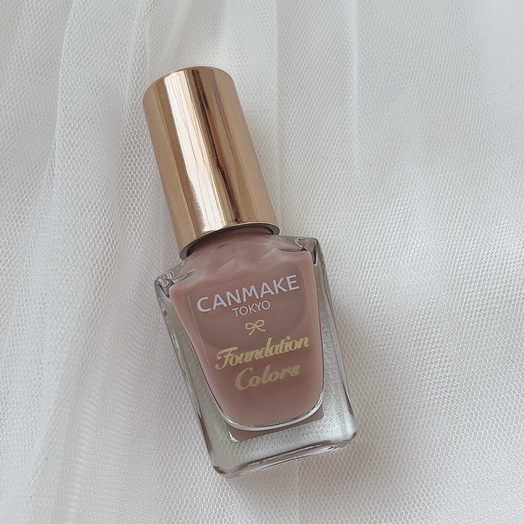 ファンデーションカラーズ 09 ダスティピンク/キャンメイク/マニキュアを使ったクチコミ（2枚目）