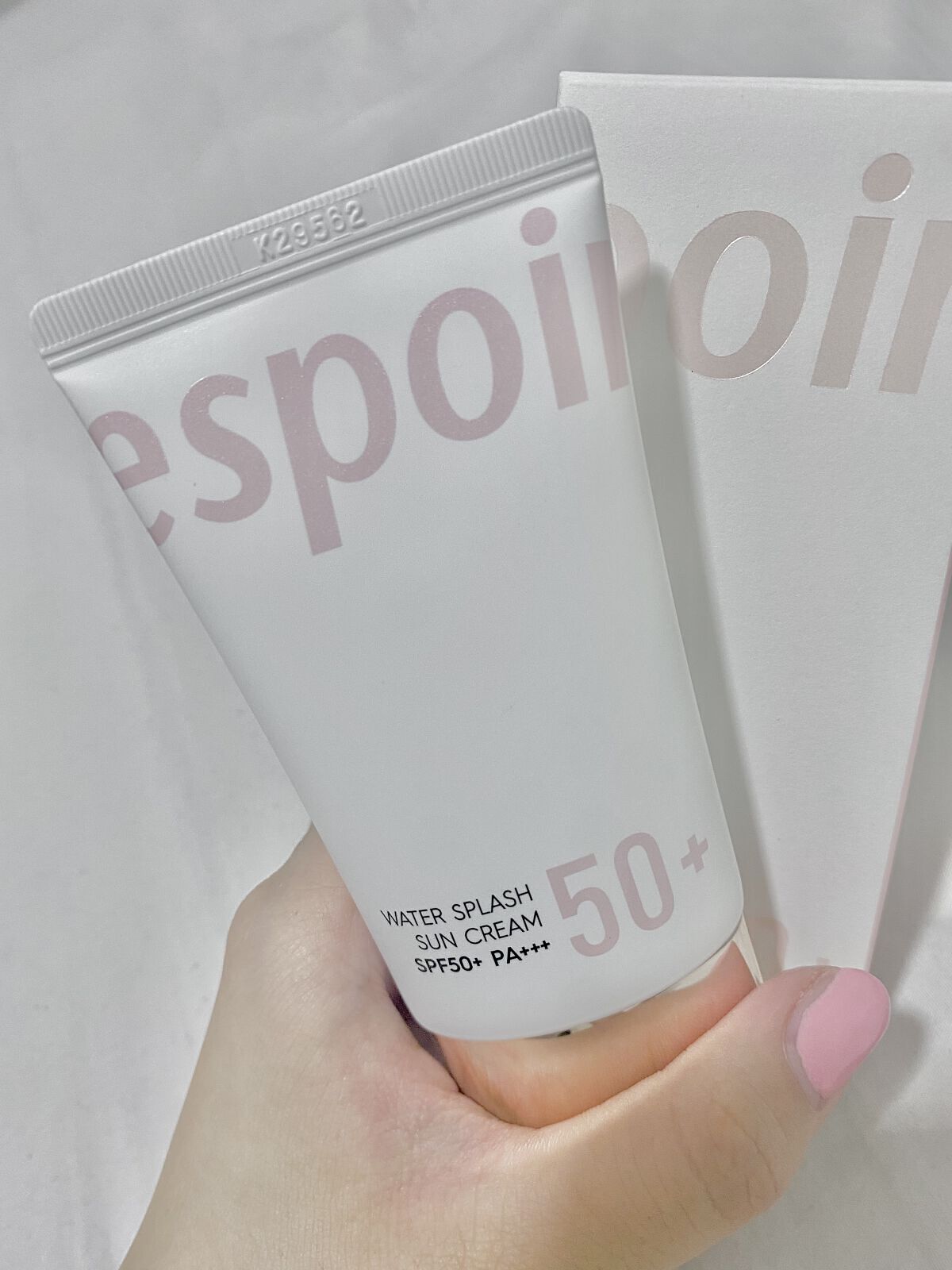 ウォータースプラッシュサンクリーム/espoir/日焼け止め・UVケアを使ったクチコミ（2枚目）