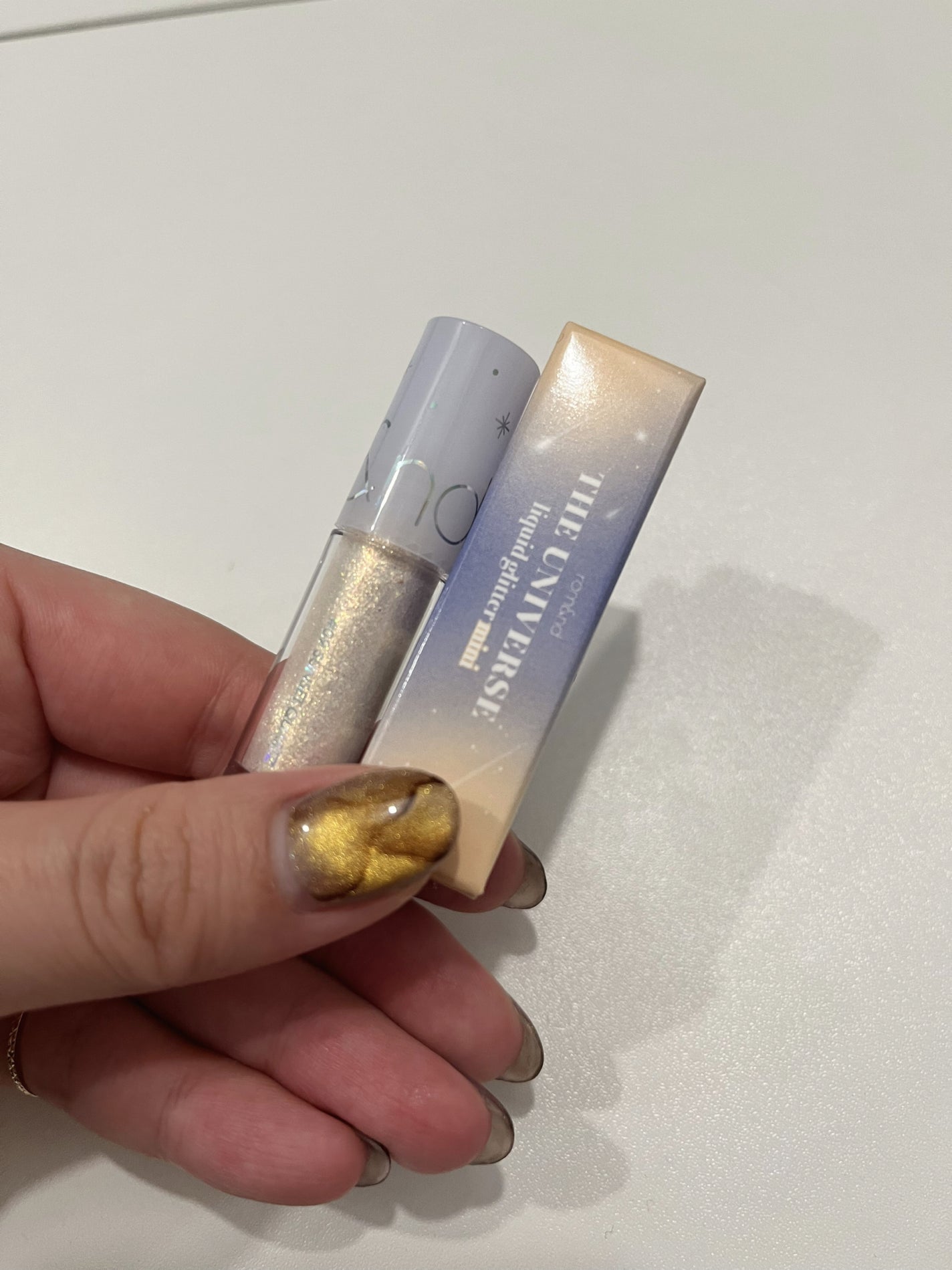 リキッド グリッター シャドウ/rom&nd/グリッターを使ったクチコミ(1枚目)