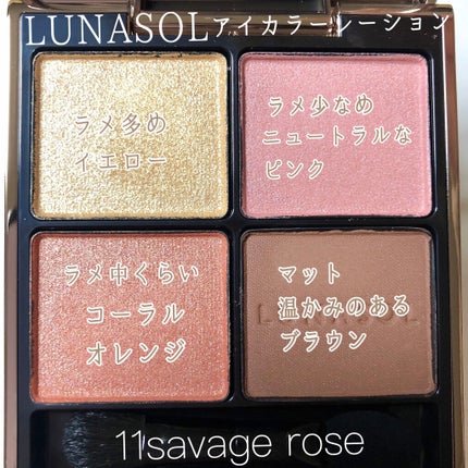 アイカラーレーション/LUNASOL/アイシャドウパレットを使ったクチコミ(3枚目)
