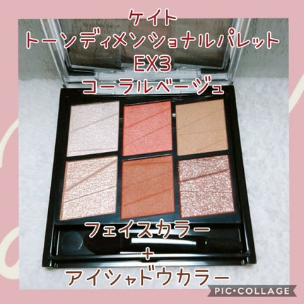 トーンディメンショナルパレット/KATE/メイクアップキットを使ったクチコミ(1枚目)