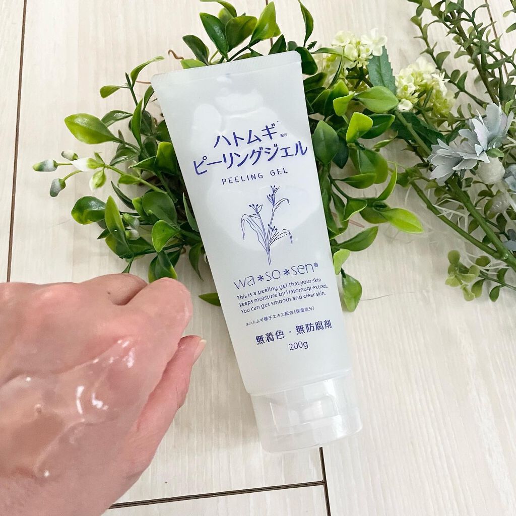 さとっち on LIPS 「wa*so*sen「ハトムギピーリングジェル」200g770円..」(3枚目)