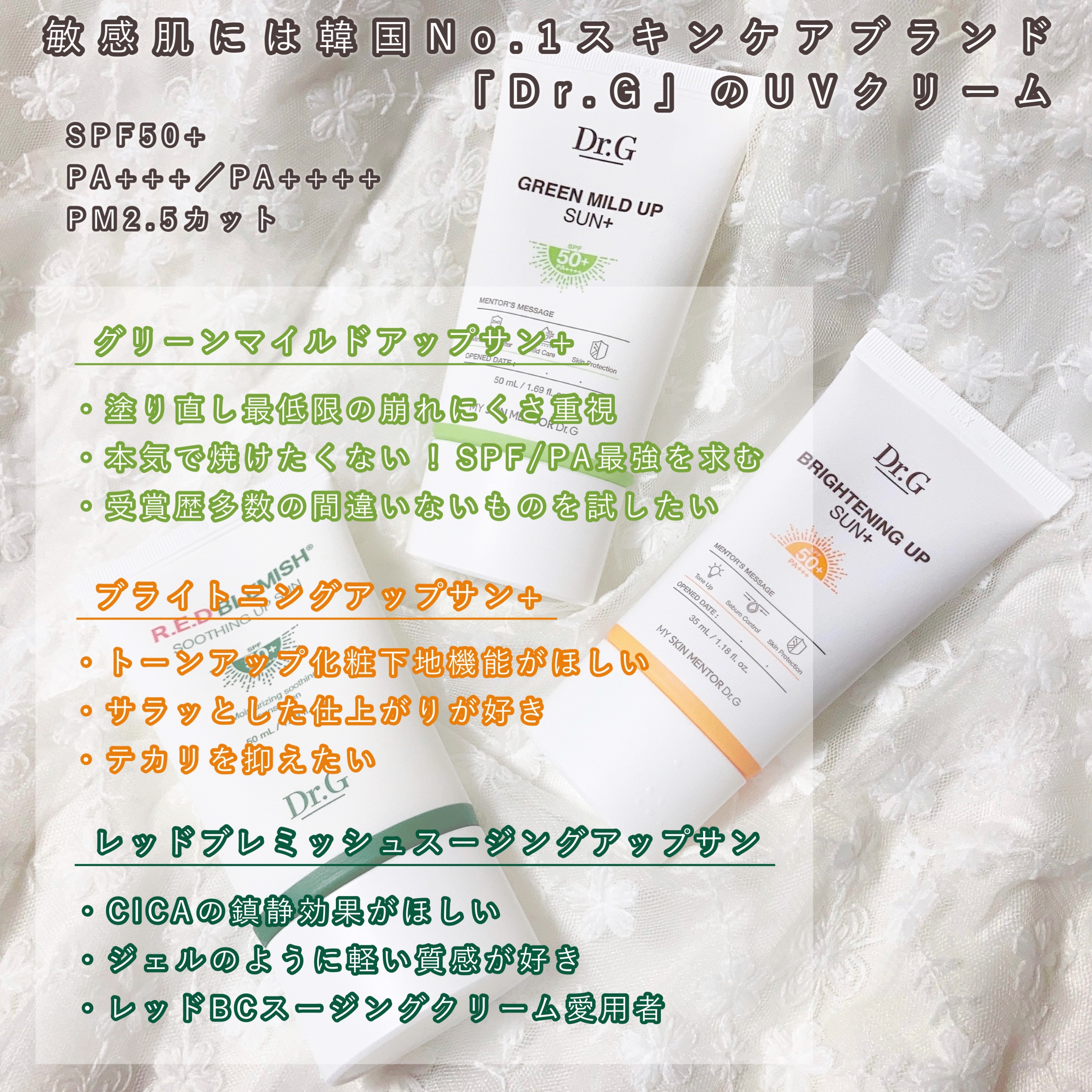 ブライトニングアップサンプラス/Dr.G/日焼け止めクリームを使ったクチコミ（2枚目）