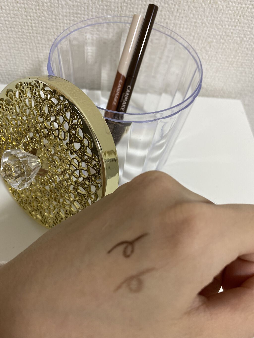 3wayスリムシェードライナー/キャンメイク/リキッドアイライナーを使ったクチコミ（3枚目）