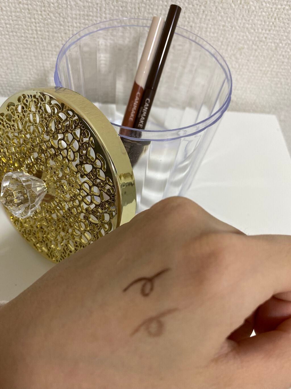 クリーミータッチライナー/キャンメイク/ジェルアイライナーを使ったクチコミ(3枚目)