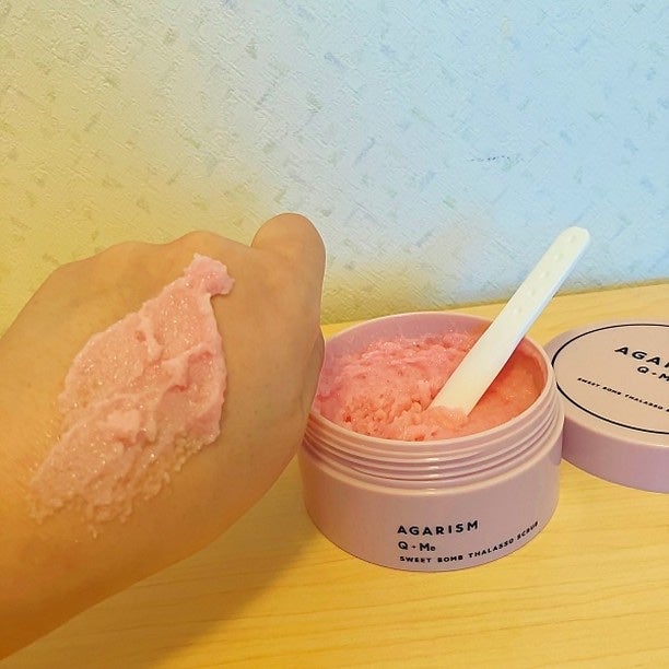 Q+Me スウィート ボム タラソ スクラブ/AGARISM/バスト・ヒップケアを使ったクチコミ(6枚目)