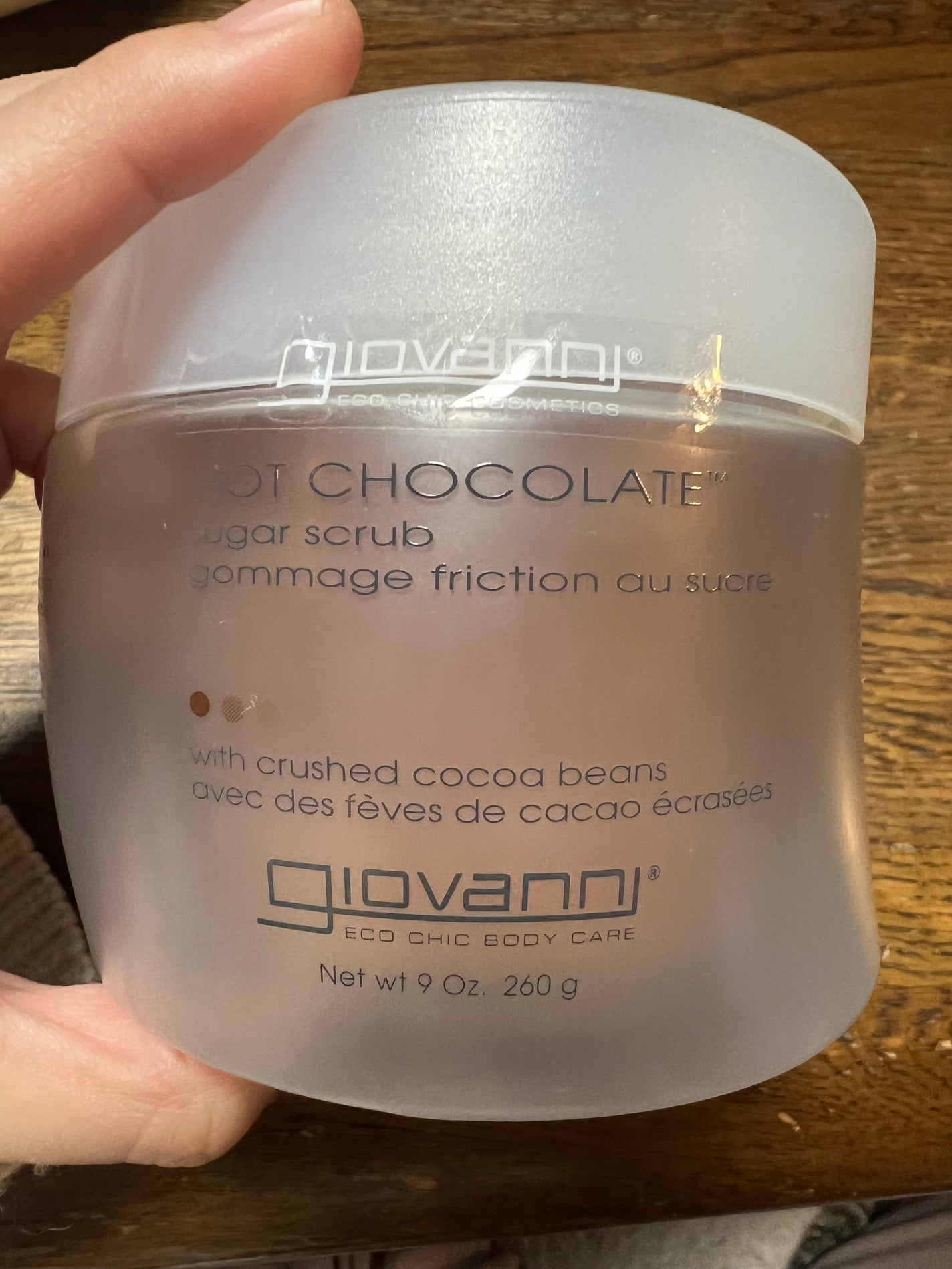 ジョヴァンニ シュガー ボディスクラブ ホットチョコレート/giovanni/ボディスクラブを使ったクチコミ(1枚目)