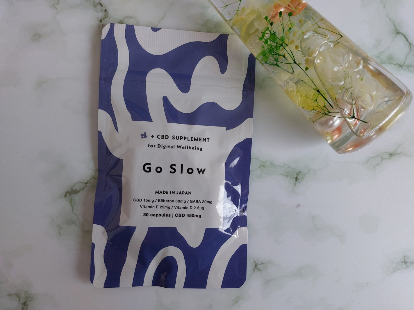 CBDサプリメント for デジタルウェルビーイング/Go Slow/健康サプリメントを使ったクチコミ(1枚目)