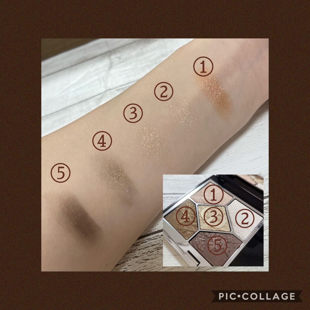 サンク クルール クチュール<ゴールデン ナイツ>/Dior/アイシャドウパレットを使ったクチコミ(3枚目)