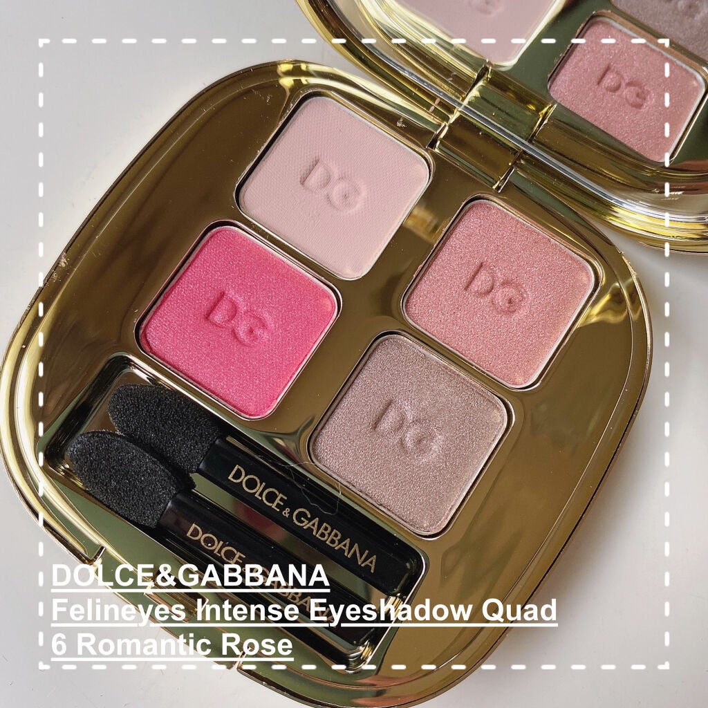 フェリンアイズ インテンスアイシャドウ クアッド/DOLCE&GABBANA BEAUTY/アイシャドウパレットを使ったクチコミ(1枚目)