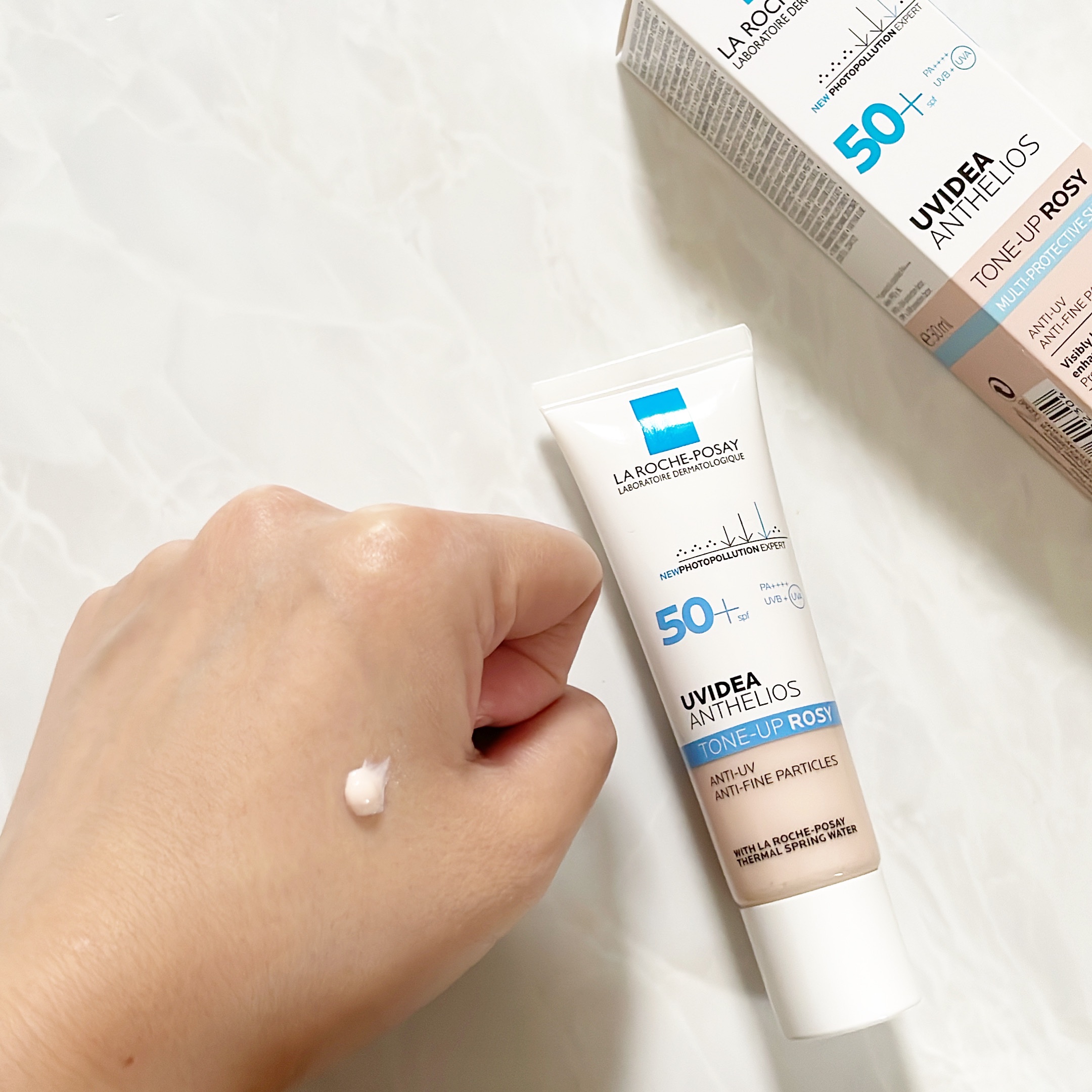 UVイデア XL プロテクショントーンアップ ローズ/ラ ロッシュ ポゼ/日焼け止めクリームを使ったクチコミ（3枚目）