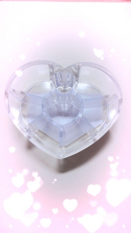 メイク小物スタンド(ハート)/DAISO/その他を使ったクチコミ(2枚目)