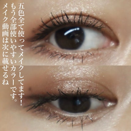 ルナソル モノアイカラーレーション/LUNASOL/単色アイシャドウを使ったクチコミ(10枚目)