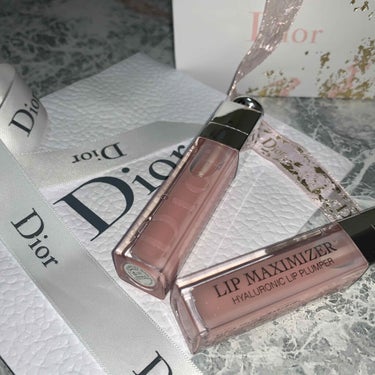 【旧】ディオール アディクト リップ マキシマイザー 001 ピンク（ディオールマニア限定品）（生産終了）/Dior/リップグロスを使ったクチコミ（2枚目）