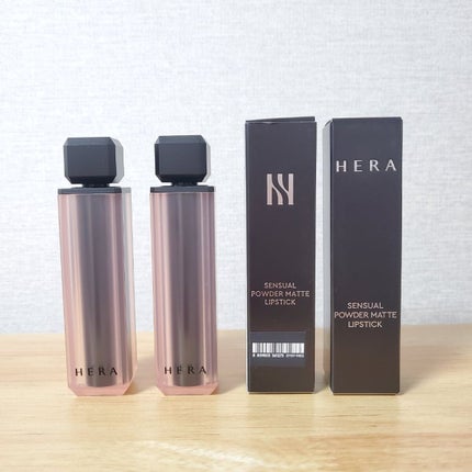 センシュアルパウダーマットリップスティック/HERA/口紅を使ったクチコミ(2枚目)