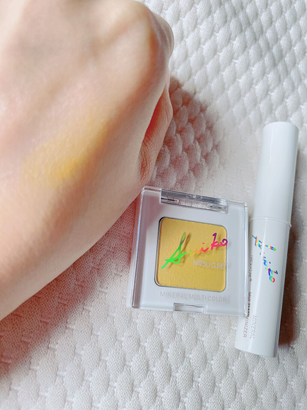 SUIKOミネラルマルチカラー/SUIKO HATSUCURE/単色アイシャドウを使ったクチコミ（3枚目）