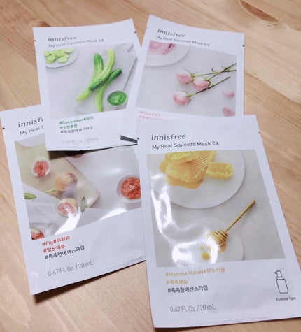 マイリアル スクイーズ マスクシート/innisfree/シートマスク・パックを使ったクチコミ(1枚目)