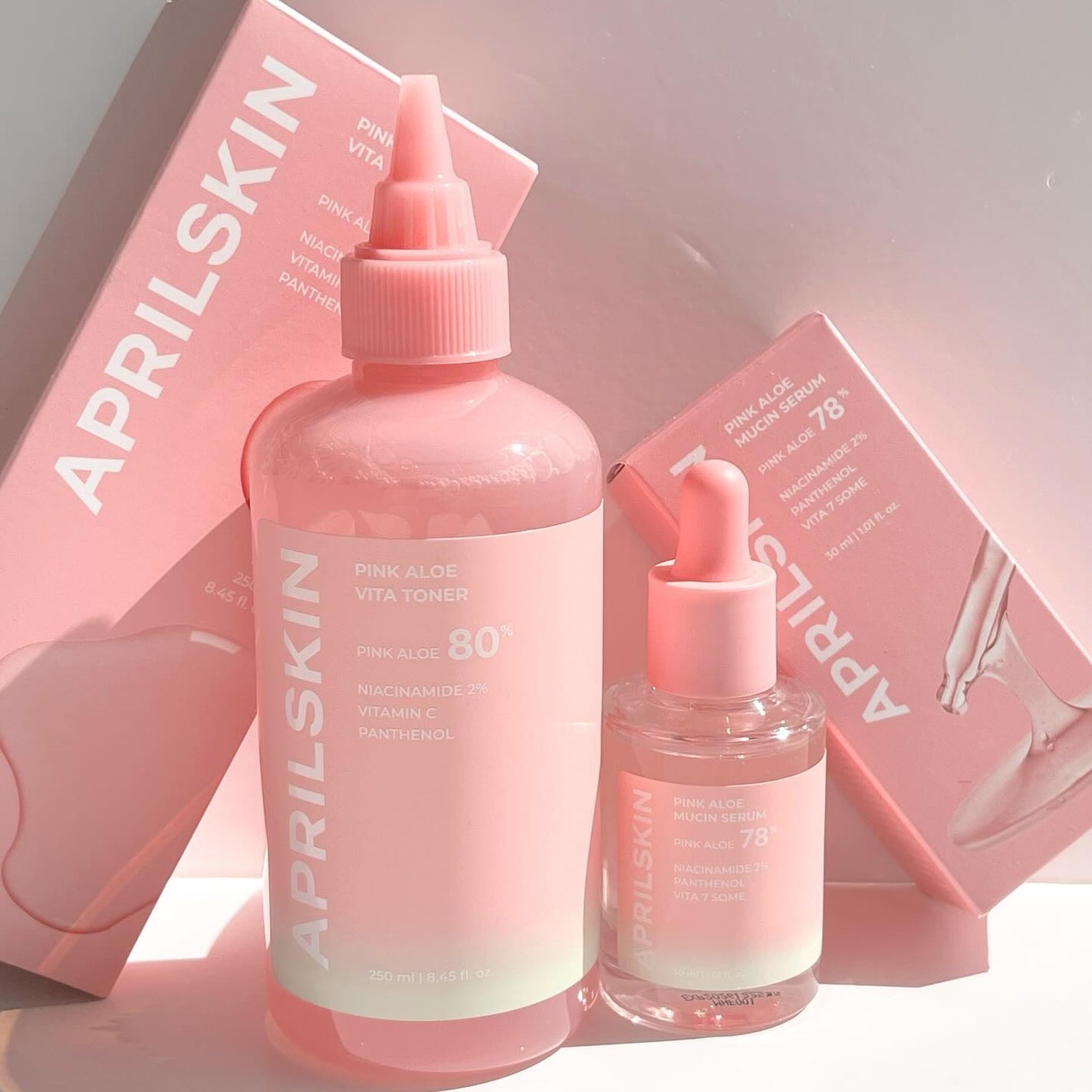 ピンクアロエビタトナー/APRILSKIN/化粧水を使ったクチコミ(4枚目)