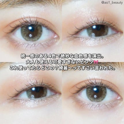 シルキースフレアイズ/キャンメイク/アイシャドウパレットを使ったクチコミ(3枚目)