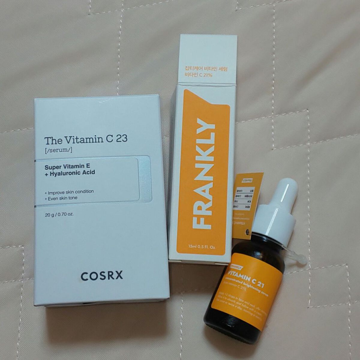 ビタミンC21セラム/Frankly/美容液を使ったクチコミ（1枚目）